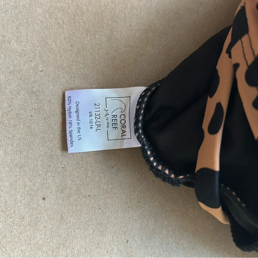 Leopard Print Kids Swimwear - Picture 7 of 7